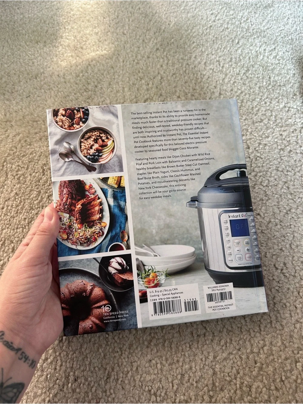The Essential Instant Pot Cookbook Hardcover Coco Morante Fresh Recipes